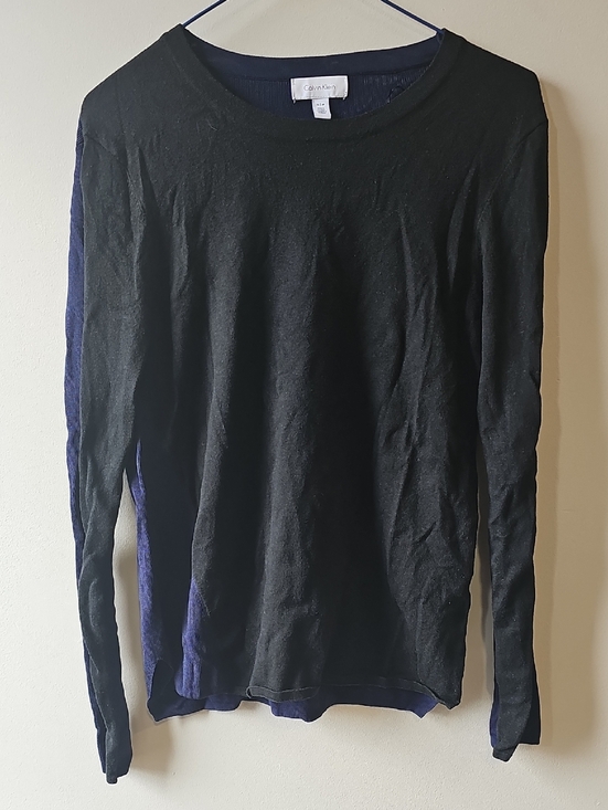 Calvin Klein Tops - Calvin Klein Medium Black & Navy Long Sleeve Top